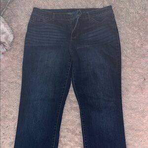 Bandolino Dark Indigo Straight Leg Jeans